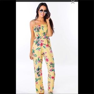 NWT floral Jumpsuit purchased from Dottie Couture